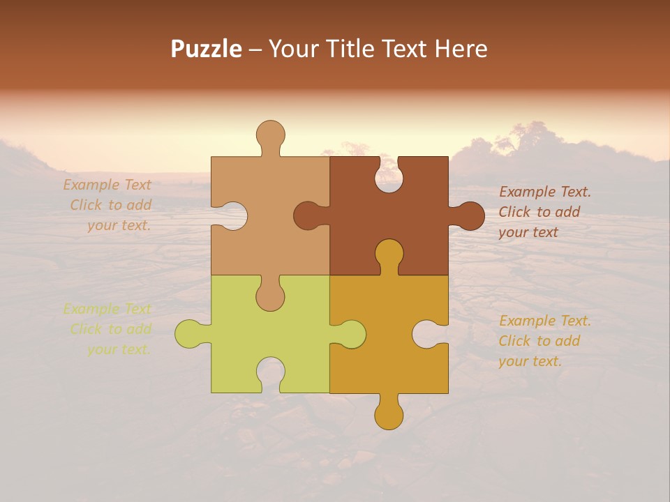 Broken Terrain Summer PowerPoint Template