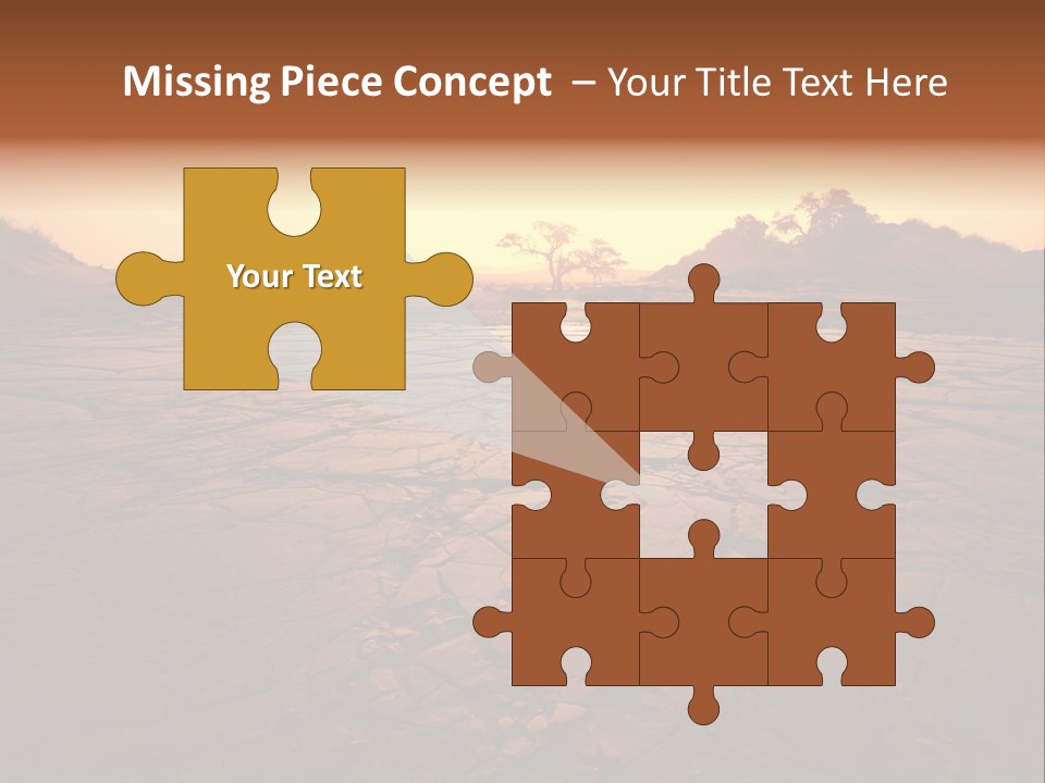 Broken Terrain Summer PowerPoint Template