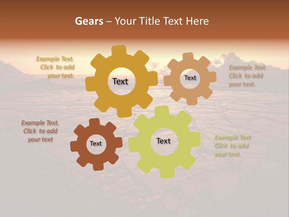 Broken Terrain Summer PowerPoint Template