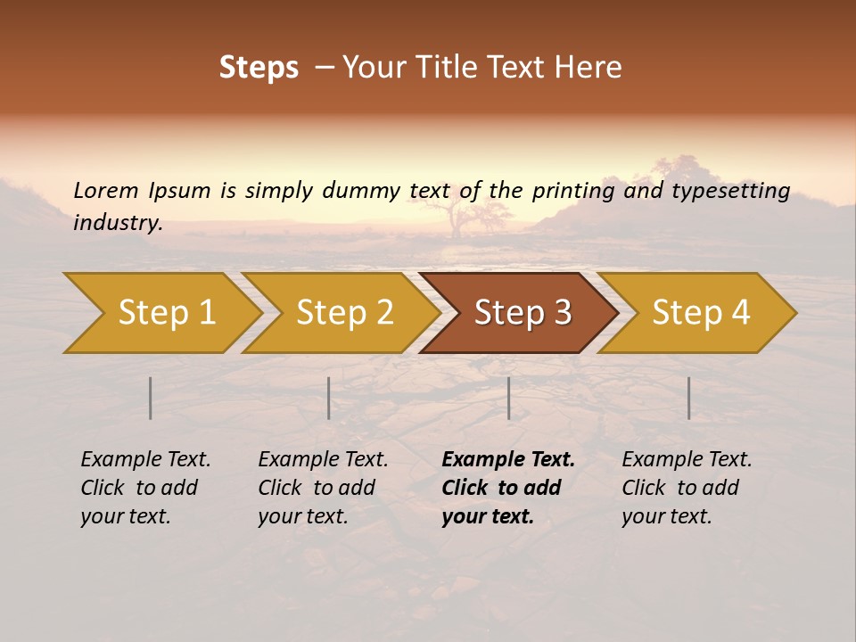 Broken Terrain Summer PowerPoint Template