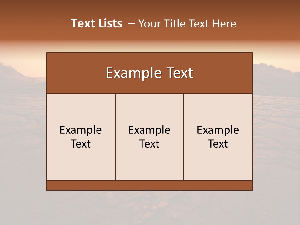 Broken Terrain Summer PowerPoint Template