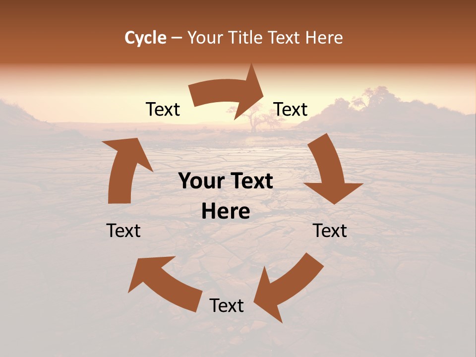Broken Terrain Summer PowerPoint Template
