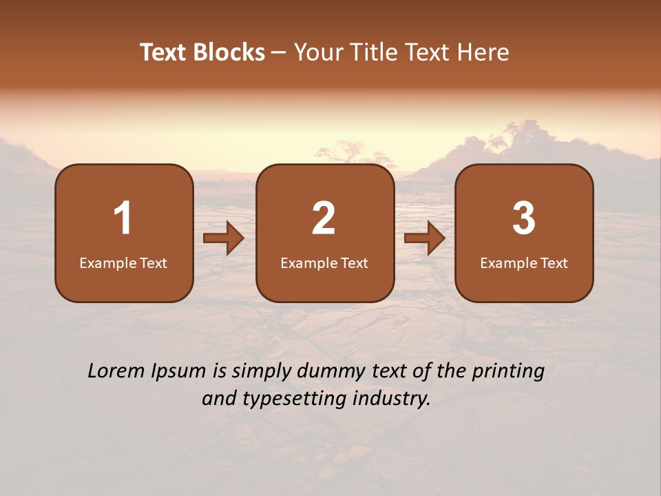 Broken Terrain Summer PowerPoint Template