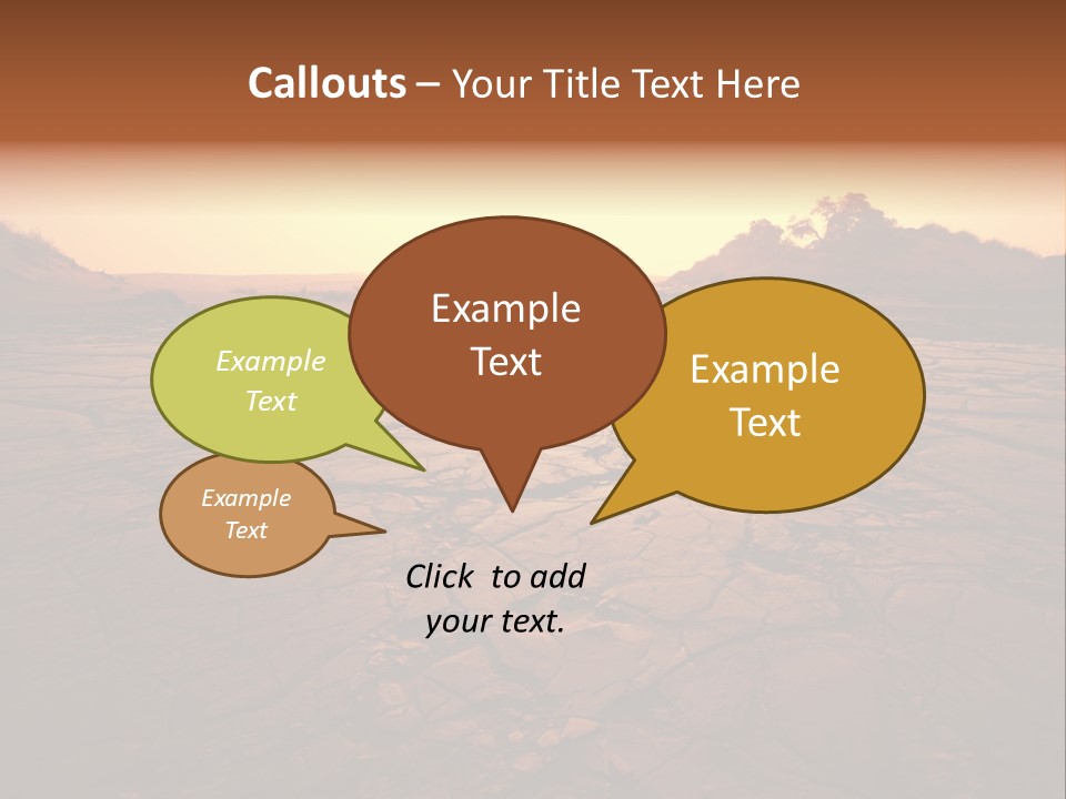 Broken Terrain Summer PowerPoint Template
