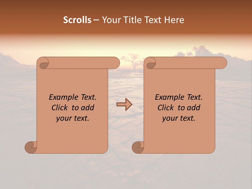 Broken Terrain Summer PowerPoint Template