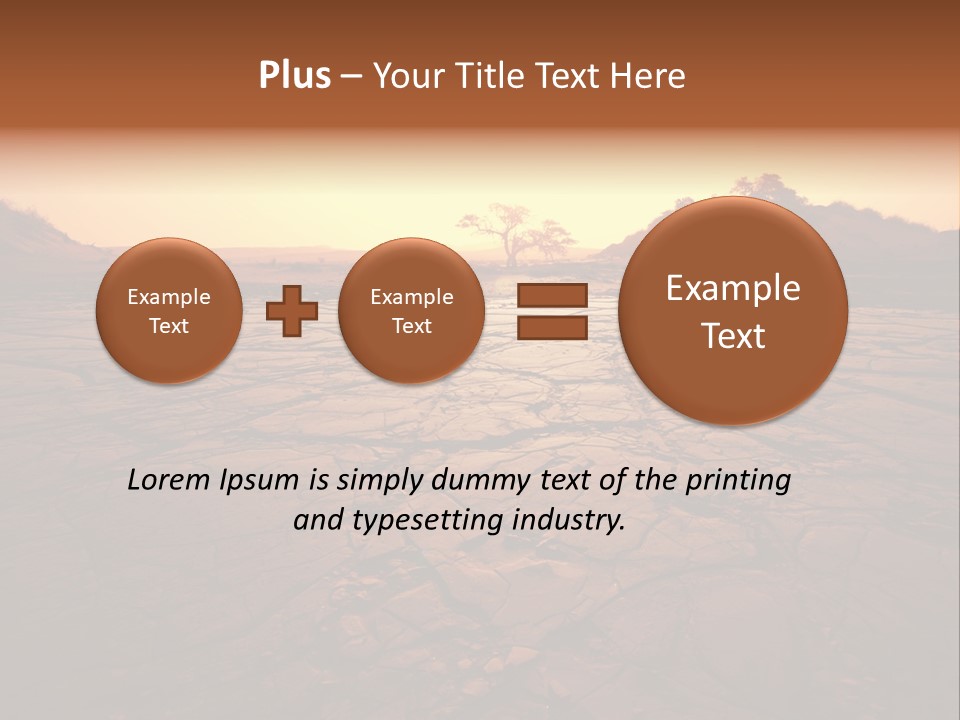 Broken Terrain Summer PowerPoint Template