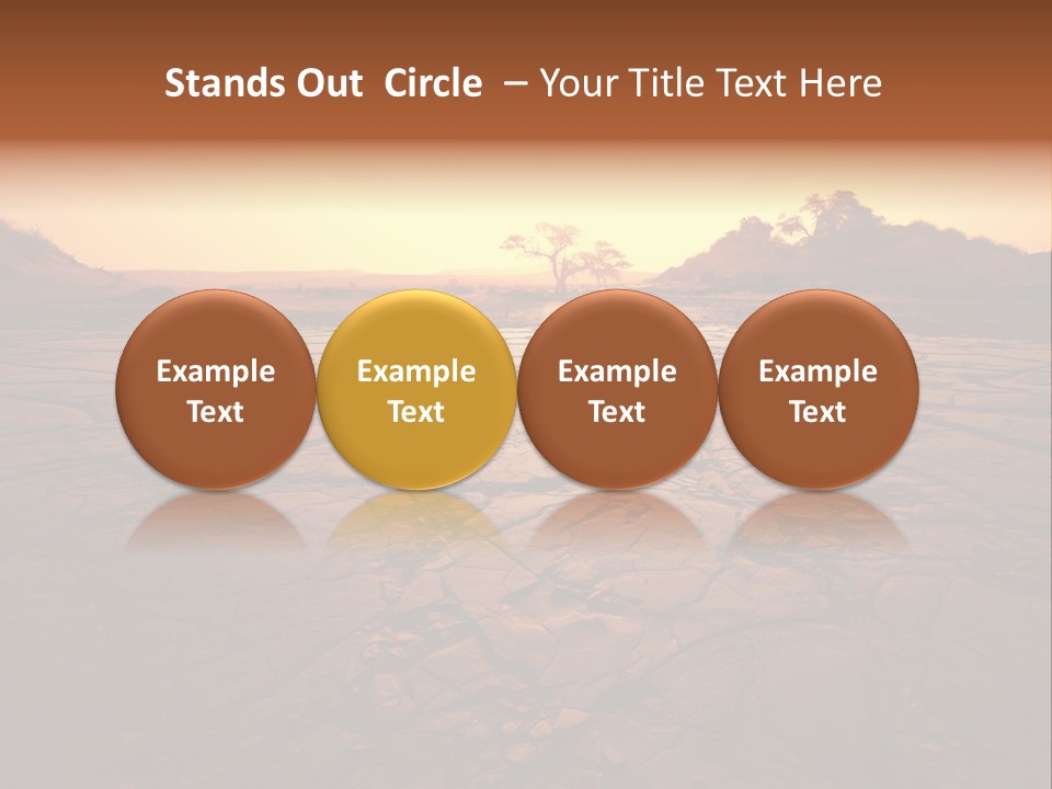 Broken Terrain Summer PowerPoint Template