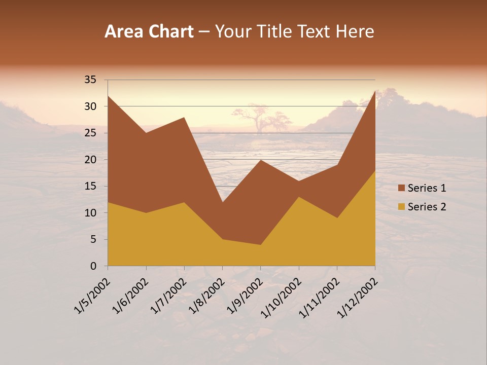 Broken Terrain Summer PowerPoint Template