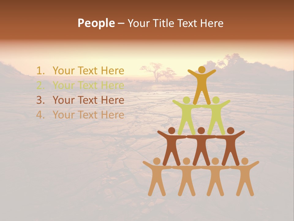 Broken Terrain Summer PowerPoint Template