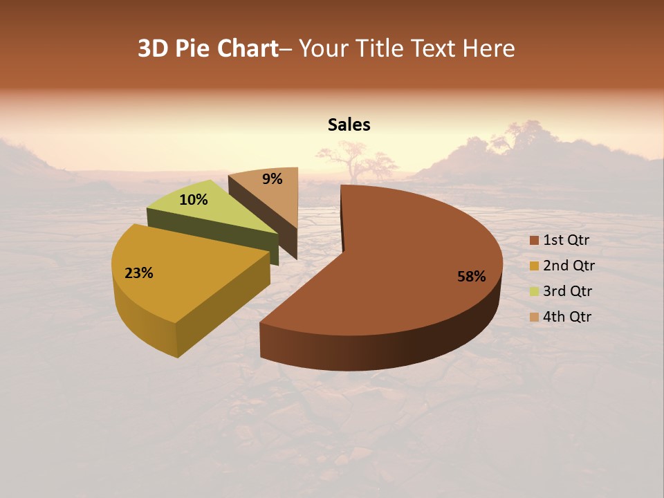 Broken Terrain Summer PowerPoint Template
