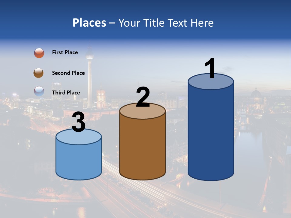 Panorama Tower Wall PowerPoint Template