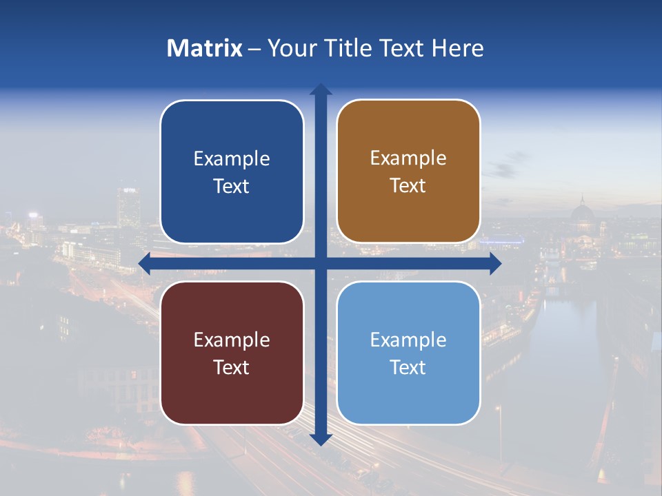 Panorama Tower Wall PowerPoint Template