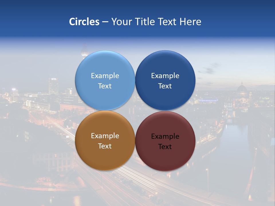 Panorama Tower Wall PowerPoint Template
