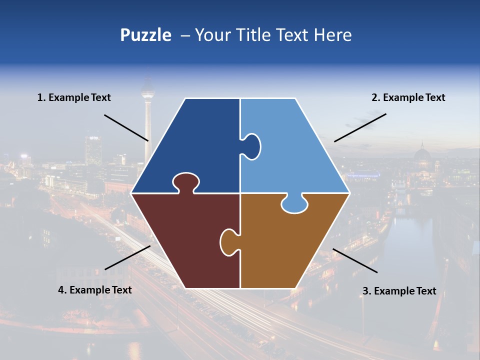 Panorama Tower Wall PowerPoint Template