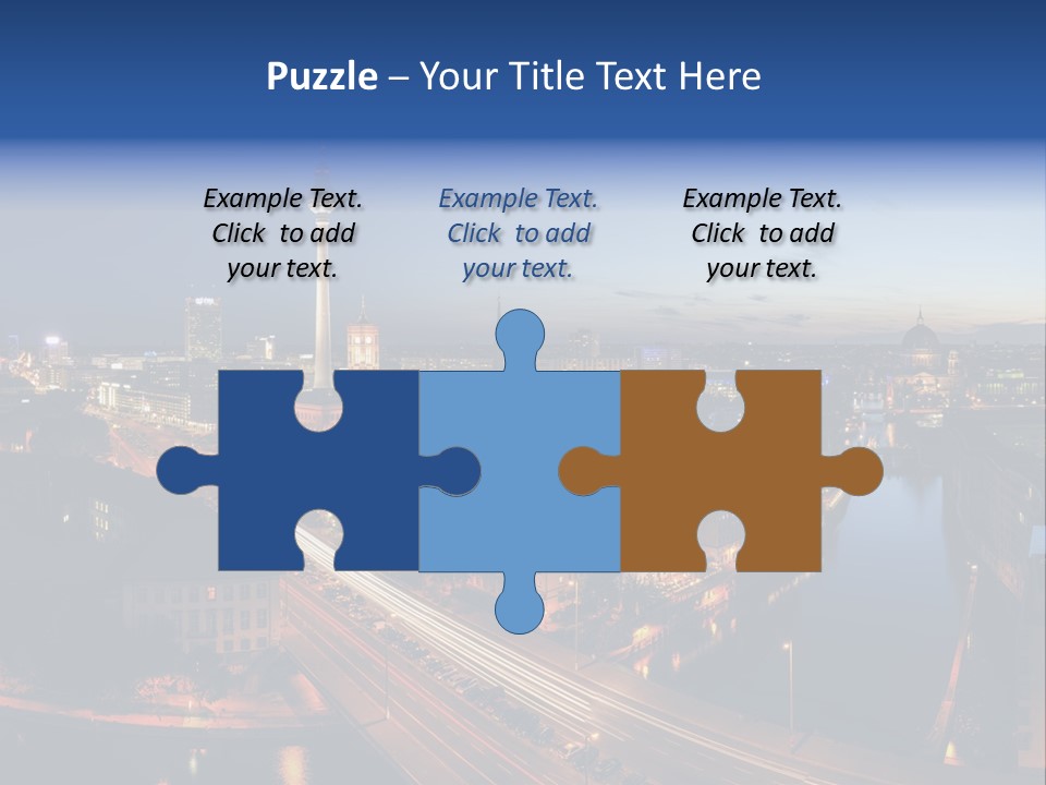 Panorama Tower Wall PowerPoint Template