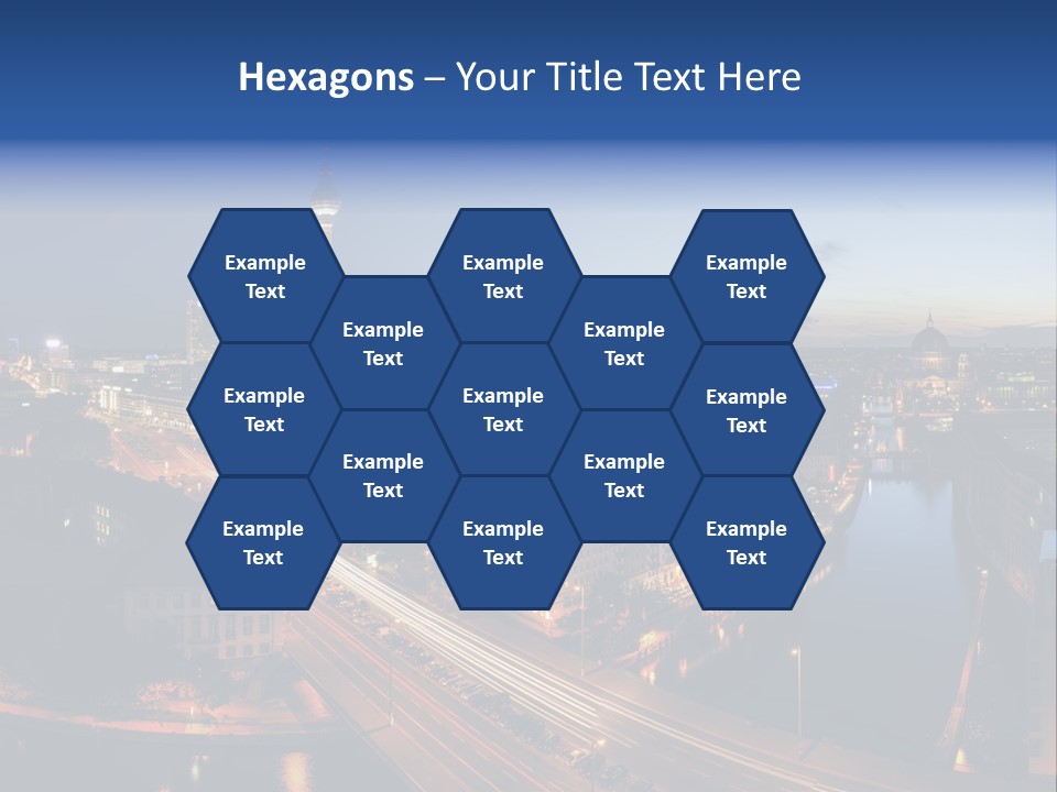 Panorama Tower Wall PowerPoint Template