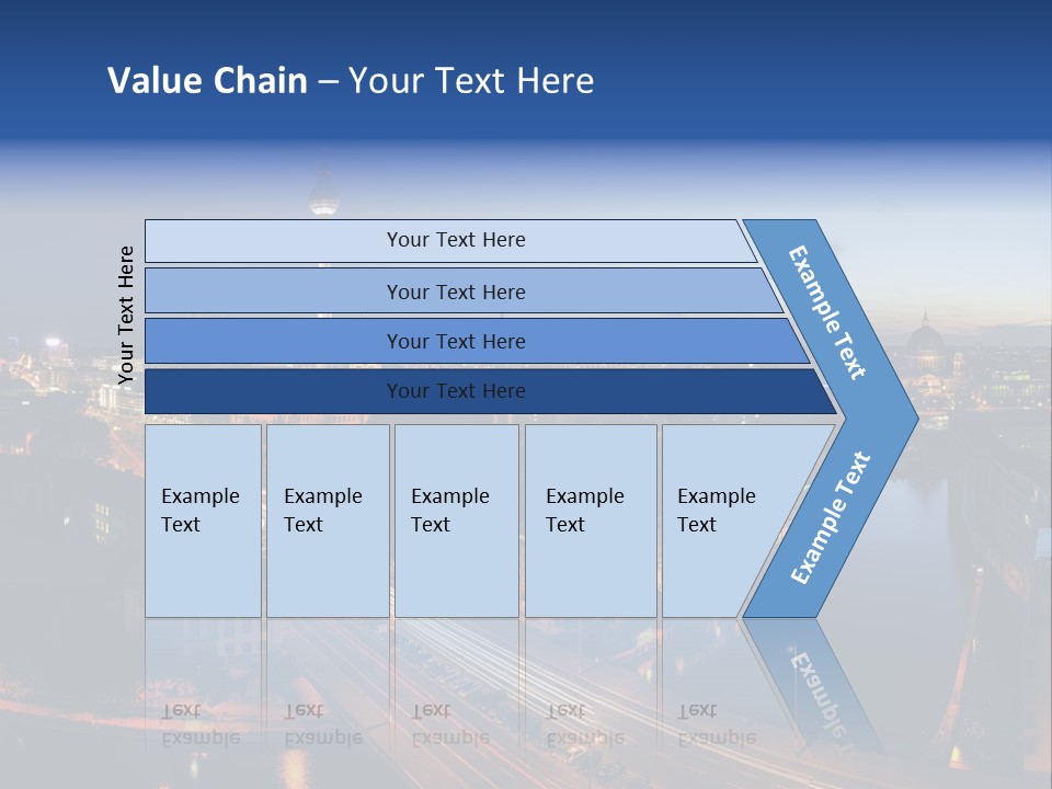 Panorama Tower Wall PowerPoint Template