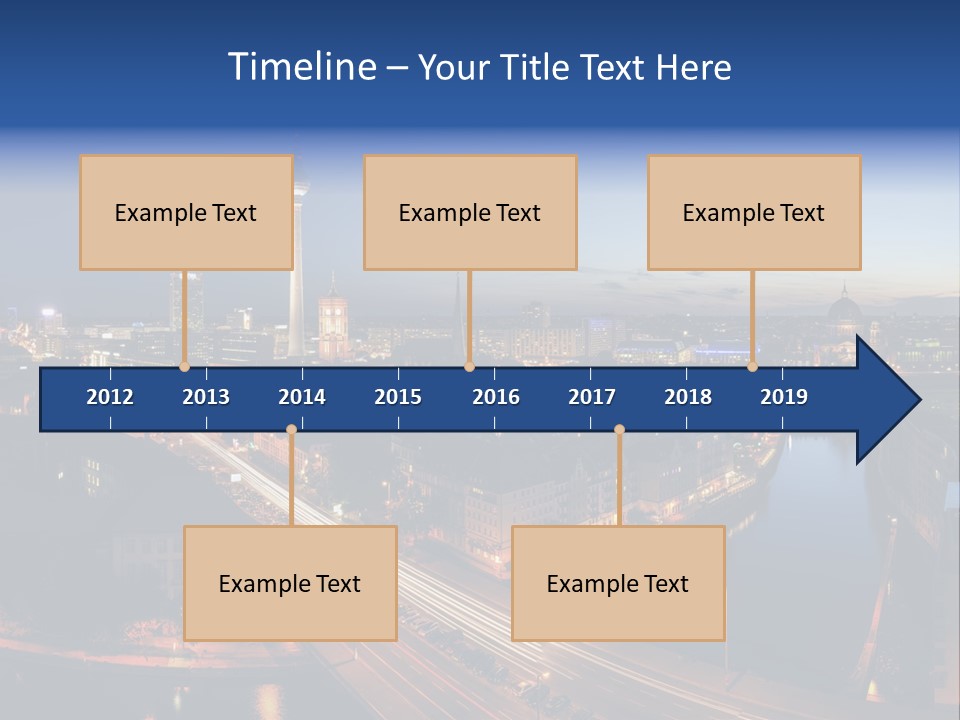 Panorama Tower Wall PowerPoint Template