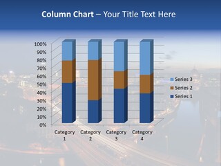 Panorama Tower Wall PowerPoint Template