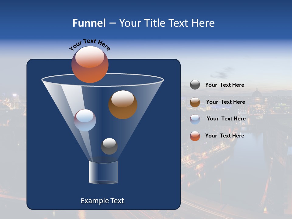 Panorama Tower Wall PowerPoint Template