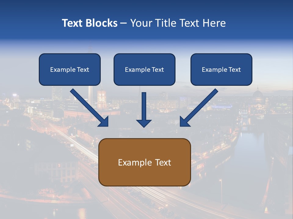 Panorama Tower Wall PowerPoint Template