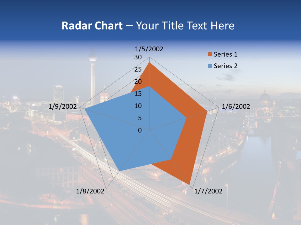 Panorama Tower Wall PowerPoint Template