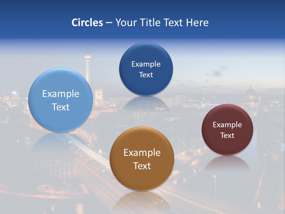 Panorama Tower Wall PowerPoint Template