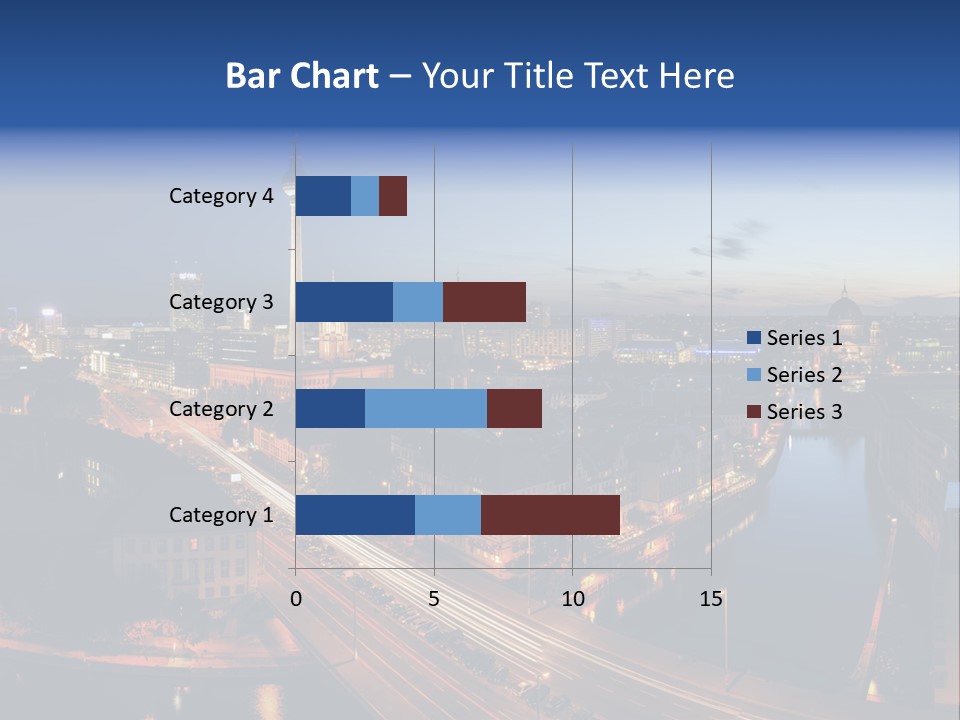 Panorama Tower Wall PowerPoint Template