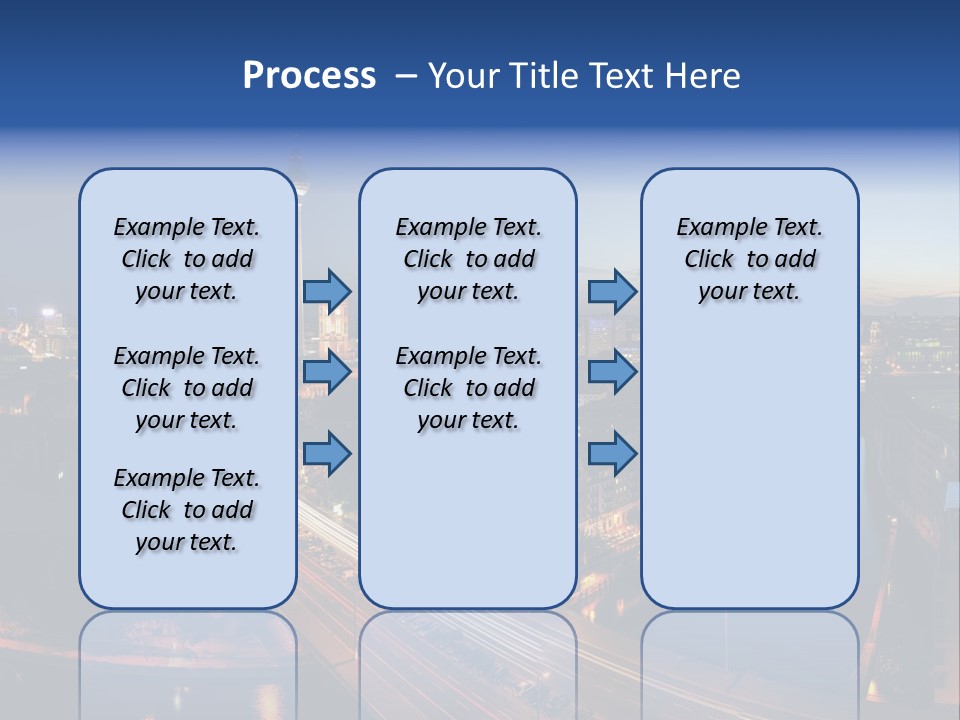 Panorama Tower Wall PowerPoint Template