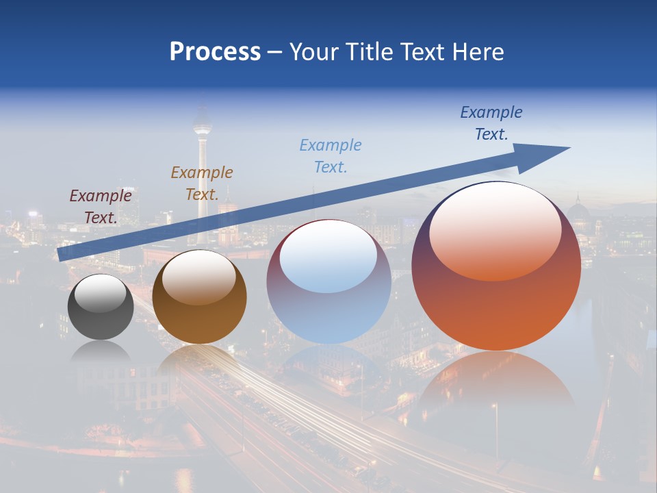Panorama Tower Wall PowerPoint Template