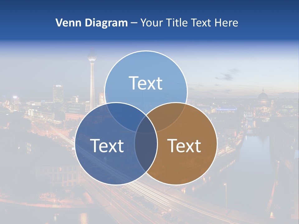 Panorama Tower Wall PowerPoint Template