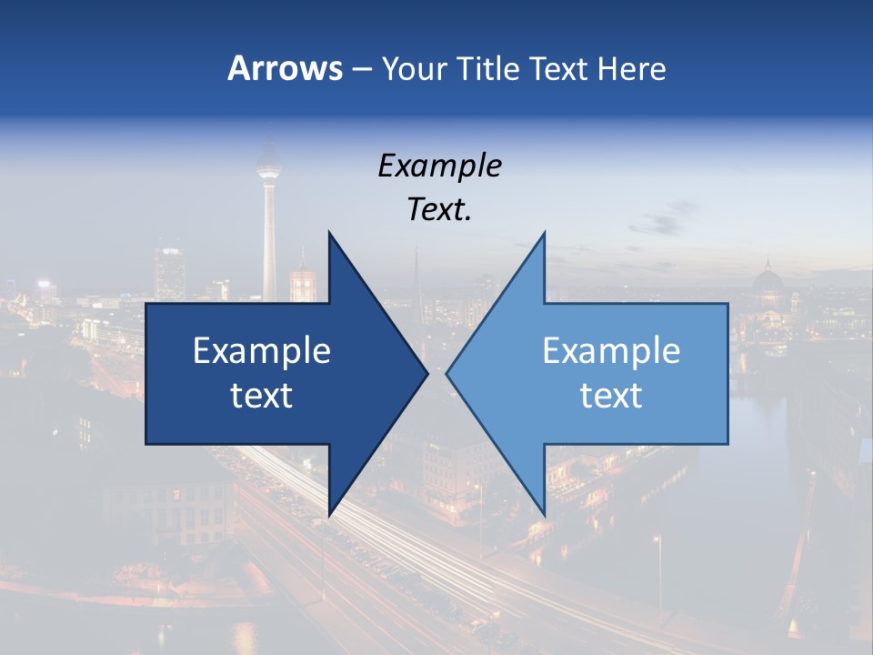 Panorama Tower Wall PowerPoint Template