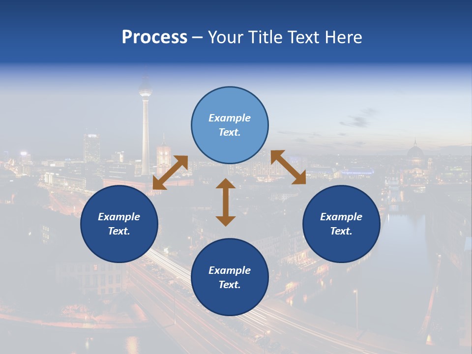 Panorama Tower Wall PowerPoint Template