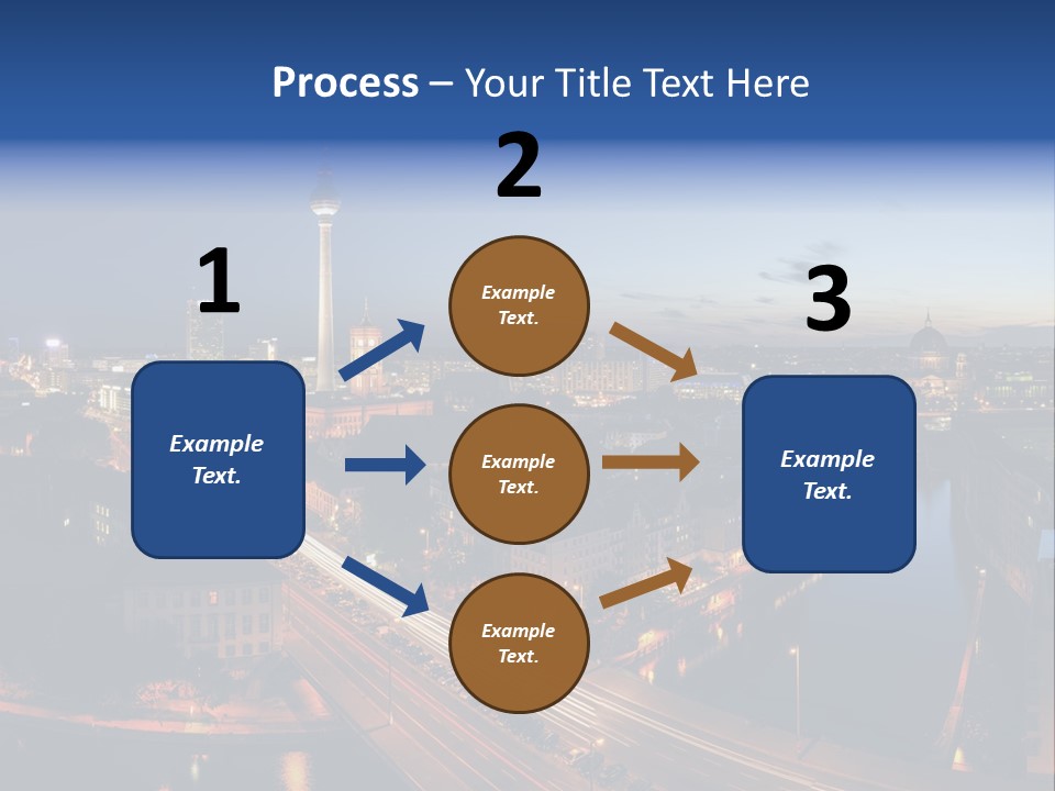 Panorama Tower Wall PowerPoint Template