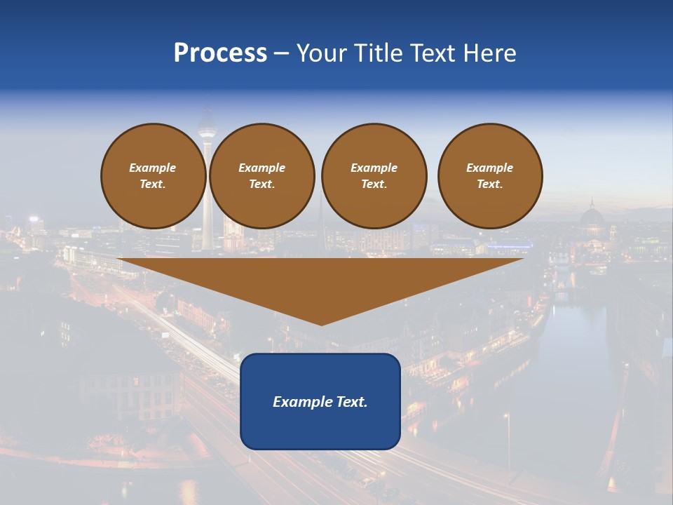 Panorama Tower Wall PowerPoint Template