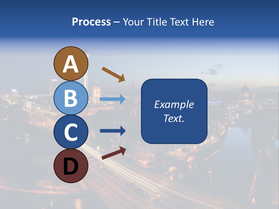 Panorama Tower Wall PowerPoint Template