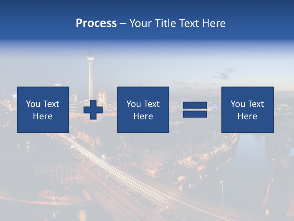 Panorama Tower Wall PowerPoint Template