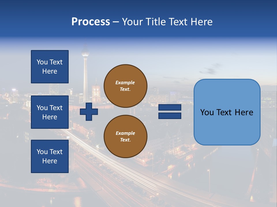 Panorama Tower Wall PowerPoint Template
