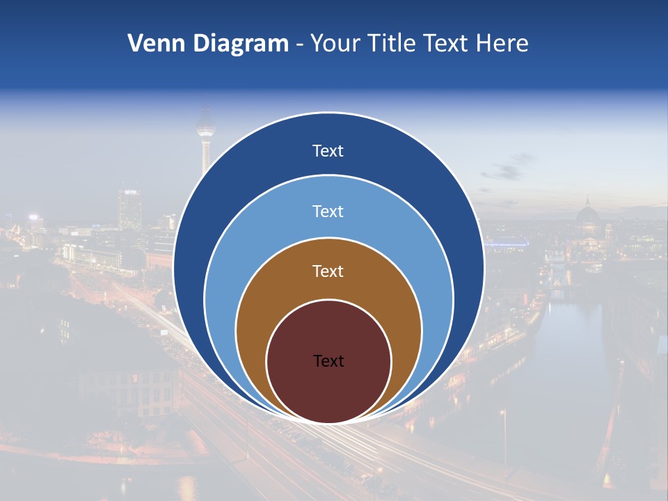 Panorama Tower Wall PowerPoint Template