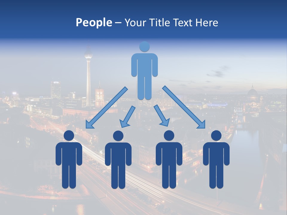 Panorama Tower Wall PowerPoint Template