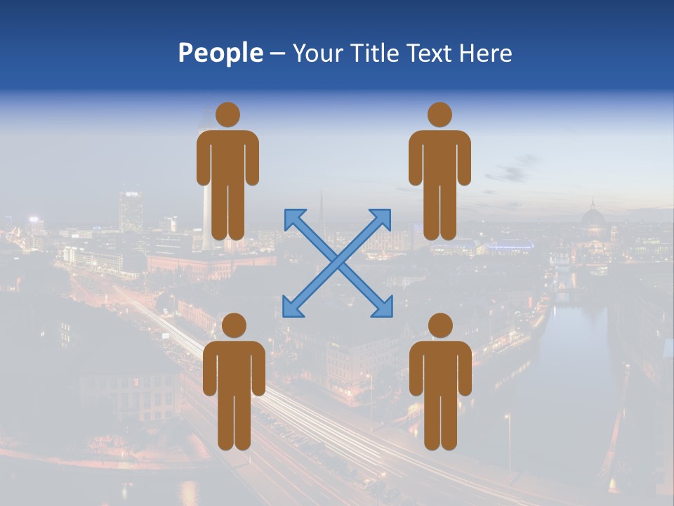 Panorama Tower Wall PowerPoint Template