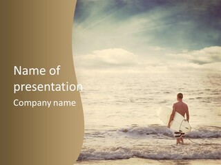 Surf Ocean Surfing PowerPoint Template