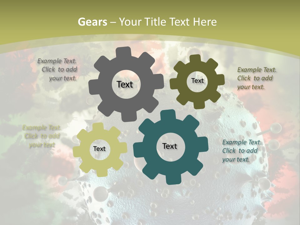Small Micro Disease PowerPoint Template