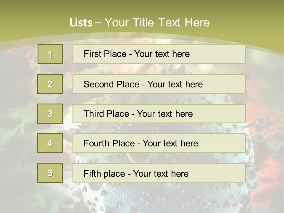 Small Micro Disease PowerPoint Template