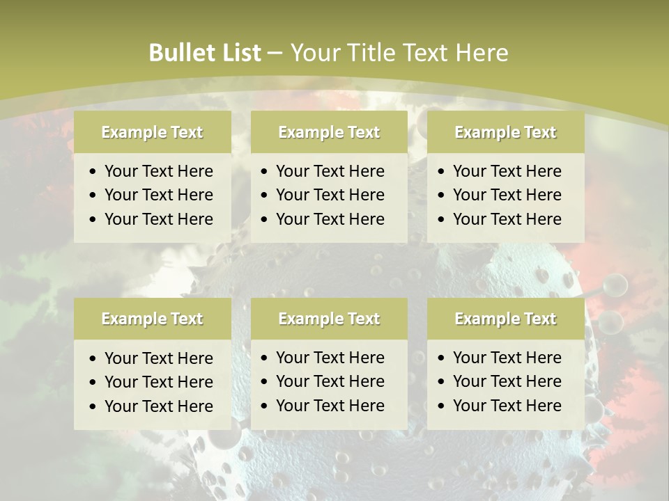 Small Micro Disease PowerPoint Template