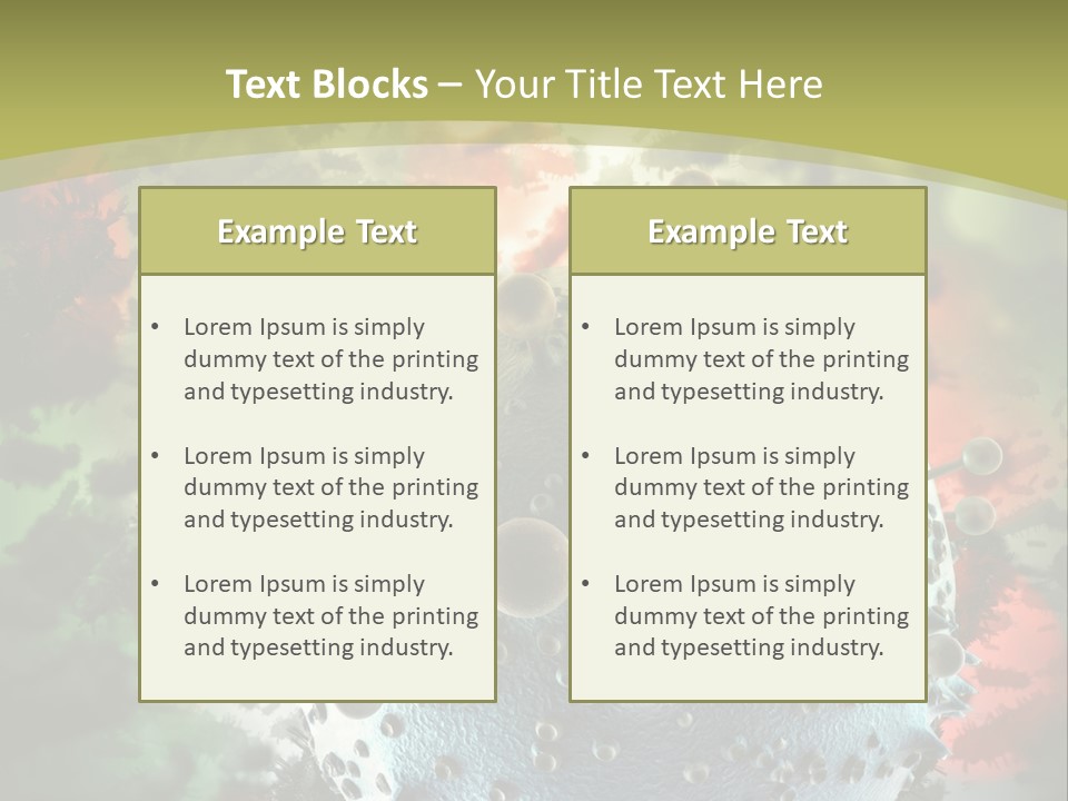 Small Micro Disease PowerPoint Template