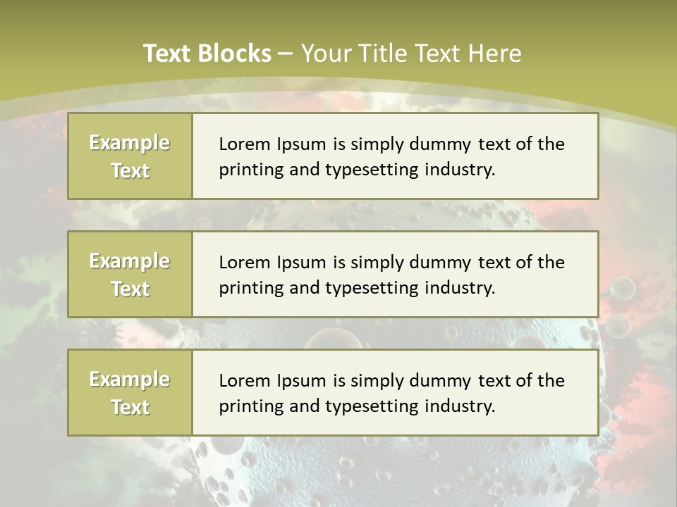 Small Micro Disease PowerPoint Template