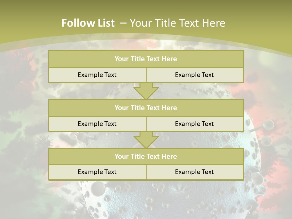 Small Micro Disease PowerPoint Template