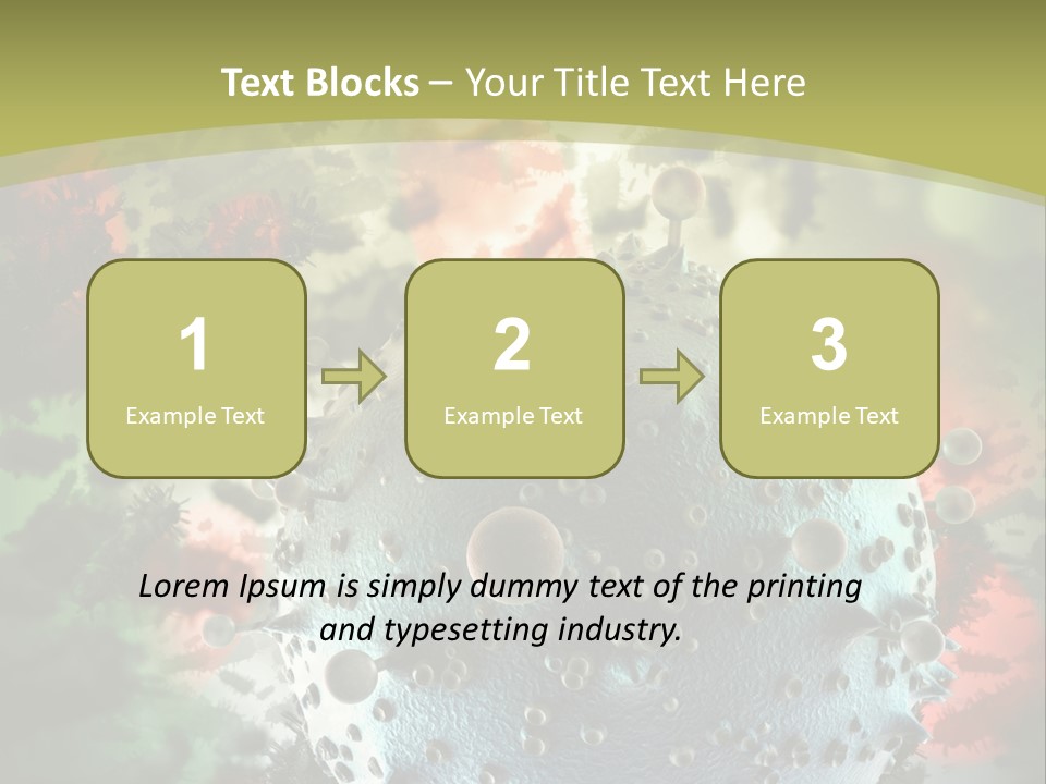 Small Micro Disease PowerPoint Template