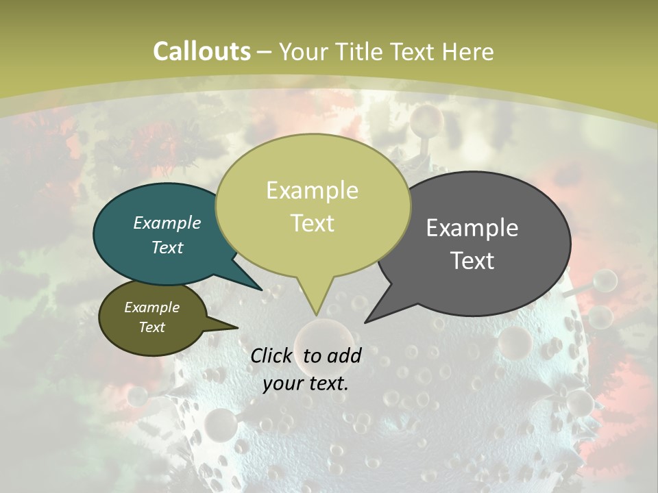 Small Micro Disease PowerPoint Template